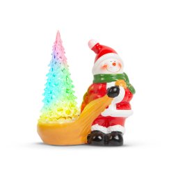 Decor de Craciun Family Pound LED RGB Om de Zapada 13 x 7 x 15Cm