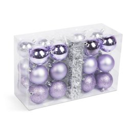 Set Decoratiuni de Brad Generic 26 Buc /Set Violet