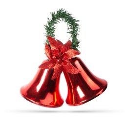 Decor de Craciun GLOBIZ Clopotel Rosu