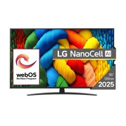 Televizor LG NanoCell AI 55NANO81A3A 139.7cm 55inch 4K Ultra HD Smart TV Wi-Fi Negru