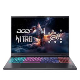 Laptop Acer Nitro 16S AI WQXGA 16 inch AMD Ryzen AI 9 365 16GB 1TB SSD RTX 5070 Ti Free Dos Black