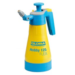 Pulverizator de Gradina Gloria Hobby 125 FLEX Capacitate 1.25L Presiune Maxima 3 Bar Galben/Albastru