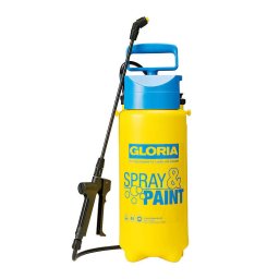 Pulverizator Gloria Spray&Paint Capacitate 5L Presiune Maxima 3 Bar Galben/Albastru
