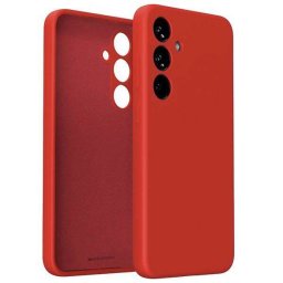 Husa Mercury Silicone compatibila cu Samsung Galaxy S23 FE, Rosu