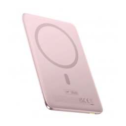Baterie Externa Baseus Wireless PicoGo AM41 5000mAh 20W PD + FQI 1 x QI - 1 x USB-C Roz