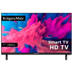 Televizor Kruger&Matz LED 61cm 24inch KM0224-V3 HD Ready Smart TV CI+ Negru