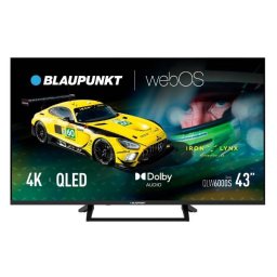 Televizor Blaupunkt 43inch 108cm QLED 4K UHD DVB-T2/C/S2 Smart TV Wi-Fi Bluetooth 3xHDMI 2xUSB 60Hz Negru