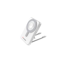Acumulator Extern Verbatim 32273 Charge 'n' Go 10000mAh Incarcare Wireless 2 Cabluri USB-C Incorporate Argintiu