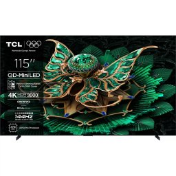 Televizor Smart TCL MiniLED 4K 115Inch 291cm 115C7K Clasa E