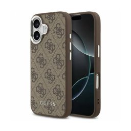 Husa Guess MagSafe Apple iPhone 17 4G Classic Logo Maro