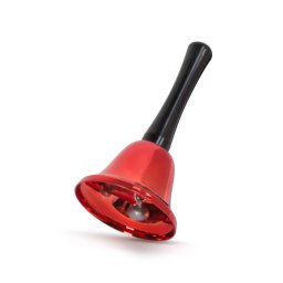 Clopotel de Craciun GLOBIZ Metal / Plastic 125 x 64mm Rosu
