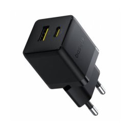 Incarcator Baseus Retea Palm 30W 3A 1 x USB-A - 1 x USB-C Negru