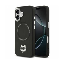 Husa Karl Lagerfeld MagSafe Apple iPhone 17 Choupette Pin Negru