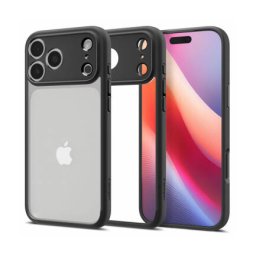Husa Spigen Ultra Hybrid pentru Apple iPhone 17 Pro Max Neagra Mata