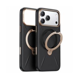 Husa MagSafe Torras QPRO Leather pentru Apple iPhone 17 Pro Max Neagra