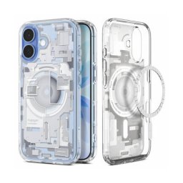 Husa MagSafe Spigen Ultra Hybrid Zero One pentru Apple iPhone 17 Alba