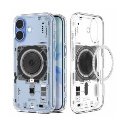 Husa MagSafe Spigen Ultra Hybrid Neo One pentru Apple iPhone 17 Transparenta