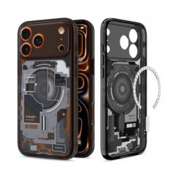 Husa MagSafe Spigen Ultra Hybrid Zero One pentru Apple iPhone 17 Pro Neagra