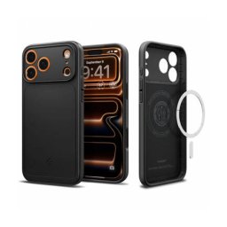 Husa MagSafe Spigen Thin Fit pentru Apple iPhone 17 Pro Max Neagra