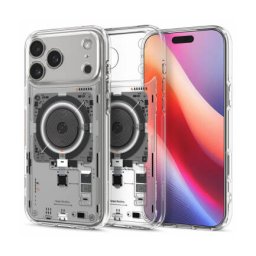 Husa MagSafe Spigen Ultra Hybrid Neo One pentru Apple iPhone 17 Pro Transparenta