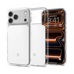 Husa MagSafe Spigen Ultra Hybrid T pentru Apple iPhone 17 Pro Max Alba