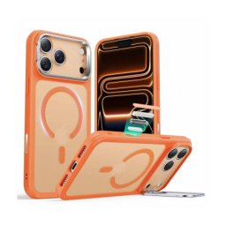 Husa MagSafe ESR Classic Hybrid Kickstand pentru Apple iPhone 17 Pro Max Portocalie Satinata