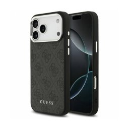Husa MagSafe Guess 4G Classic Logo pentru Apple iPhone 17 Pro Max Neagra