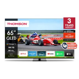 Televizor Smart Thomson 65QG7C14 Google TV QLED Pro 65Inch / 164CM 4K UHD Dolby Atmos 144Hz Negru
