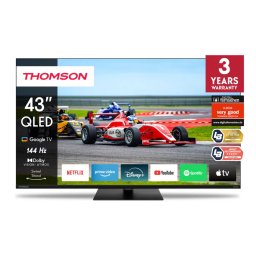 Televizor Smart Thomson 43QG7C14 QLED Pro Google TV 43Inch / 109CM 4K UHD Dolby Atmos 144Hz Negru