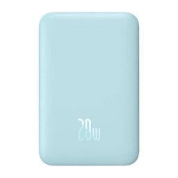 Baterie Externa Baseus Magnetic Mini 10000mAh 20W PD + FQI 1 x QI - 1 x USB-C Albastru