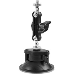 PULUZ PU5699B, Dashboard / Windhield Mount, Adaptor 1/4 inch, Rotire 360 grade, Negru