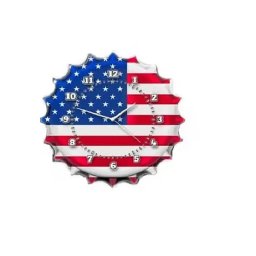 Ceas de Perete Lupia 8016123051371 America's Flag Studio Casa Diametru 30x30cm