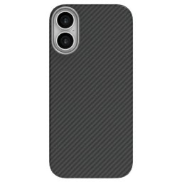 Husa Lemontti Slim Aramid/Kevlar Magsafe 600D iPhone 17 Negru