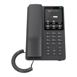Telefon Fix IP Hotel Grandstream GHP621 cu 2 Linii 1x RJ45 Negru