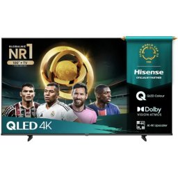 Televizor Hisense 75inch 189cm QLED 4K UHD Smart TV Negru