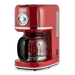 Cafetiera cu Filtru Zass ZCM 15 Capacitate 1.5L Functie Mentinere la Cald Putere 1000W Scarlet Sage