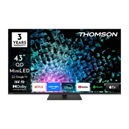 Televizor Mini LED Thomson 43MG7C15 43Inch / 109CM Ultra HD Google TV 144Hz Negru