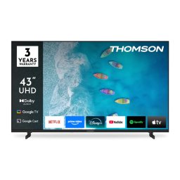 Televizor LED Smart Thomson 43UG4S15 43Inch / 109CM Ultra HD Google TV Dolby Audio Negru
