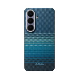 Husa PITAKA pentru Samsung Galaxy S26 Plus Edge Case Moonrise MagSafe Aramida Albastru