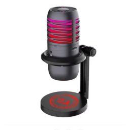 Microfon Cu Stand Redragon Nebula Iluminare RGB Negru