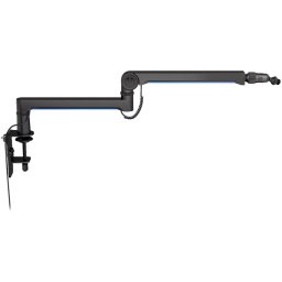ENDORFY Microphone Mount Broadcast Low Profile RGB Boom Arm Black, for microphones up to 2kg, LED backlighting
