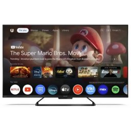 Televizor Sharp QLED 109cm 43inch 43HR7265E Ultra Hd 4K Smart TV WiFi Negru