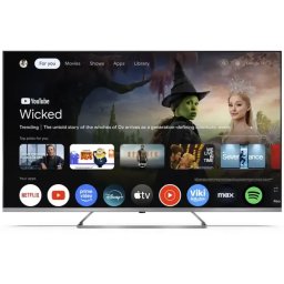 Televizor Sharp QLED MiniLED Sharp 127cm 50inch 50JP7265E Ultra HD 4K Smart TV WiFi Argintiu