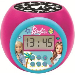 Ceas Lexibook Desteptator cu Proiector Barbie
