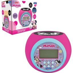 Ceas Lexibook Desteptator cu Proiector Minnie M Varsta +3 Ani Roz