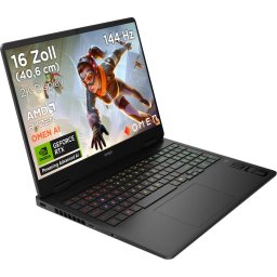 OMEN OMEN by HP by HP 16-ap0091ng (black, AMD Ryzen 9 8940HX, NVIDIA GeForce RTX 5060, 16 GB DDR5, 1 TB (1 TB SSD), Windows 11 Home)