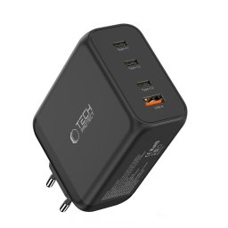 Incarcator TECH-PROTECT Retea NC200W-GAN 200W 5A 1 x USB-A - 3 x USB-C Negru