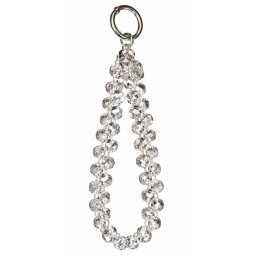 Snur de Mana Lemontti pentru Telefon Crystal Aurora 30cm Transparent