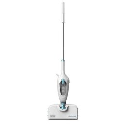 Mop Electric cu Abur Black+Decker FSMH13E10 Putere 1300W Alb/Albastru