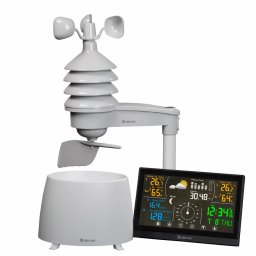 Statie Meteo Denver Denver WS-650 cu Senzori Wireless de Vant si Ploaie Negru